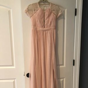 ASOS Little Mistress Maternity Dress pink size 6